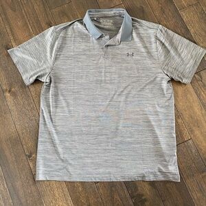 Under Armour Men's Gray Polo Shirt